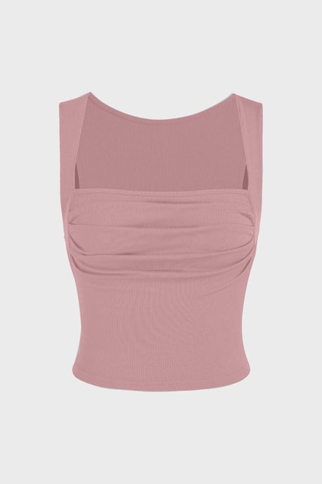 Gerüschte Bluse mit quadratischem Ausschnitt - Image 1