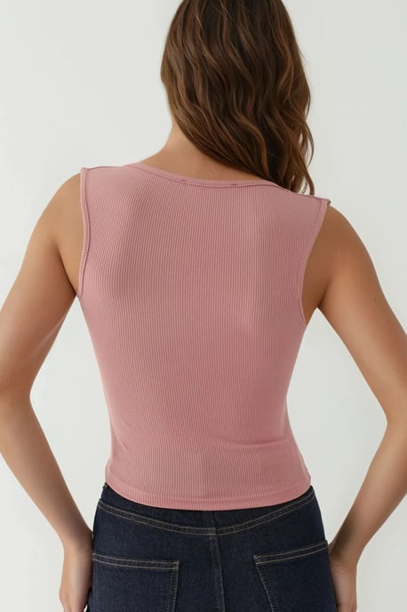 Gerüschte Bluse mit quadratischem Ausschnitt - Image 6