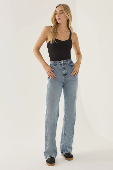 Spitzenverziertes Cropped Top - Image 4