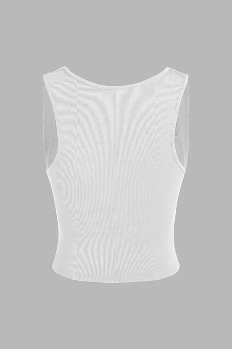 Gerüschte Bluse mit quadratischem Ausschnitt - Image 4