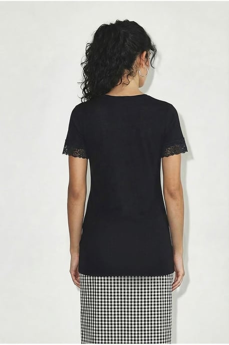 V-Ausschnitt Slim Fit Bluse - Image 5