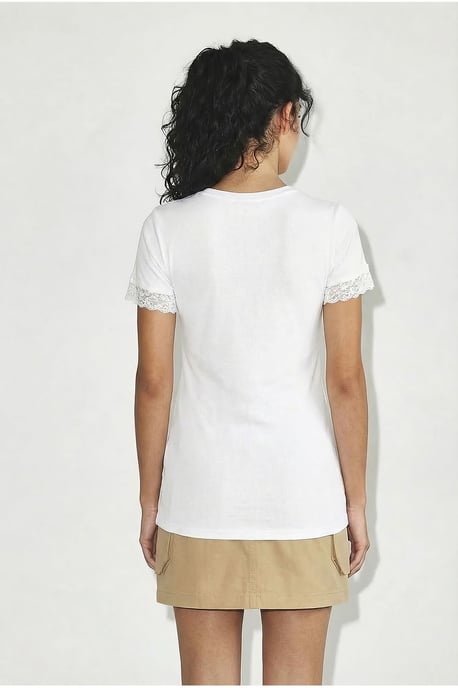 V-Ausschnitt Slim Fit Bluse - Image 5
