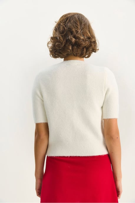 Bestickter Rundhalsausschnitt Pullover - Image 6
