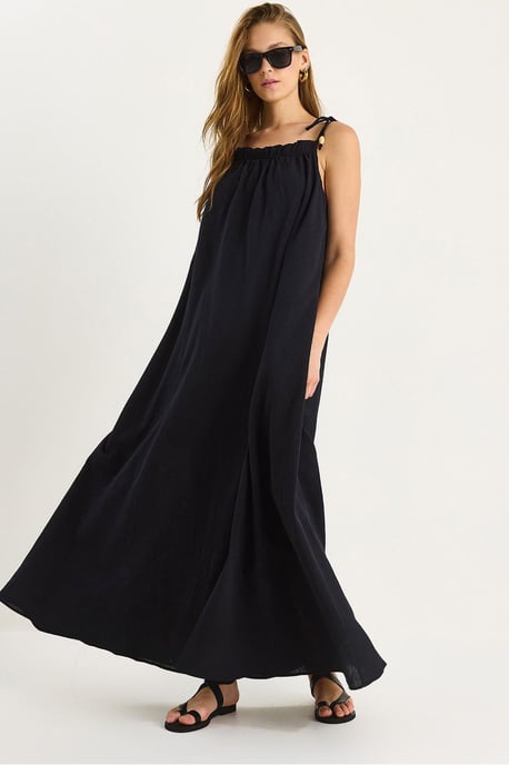 Maxikleid mit Rüschendetail - Image 1