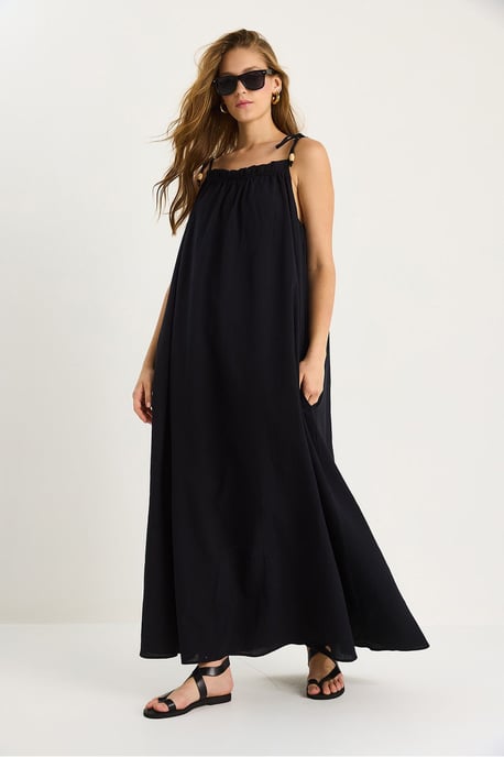 Maxikleid mit Rüschendetail - Image 3