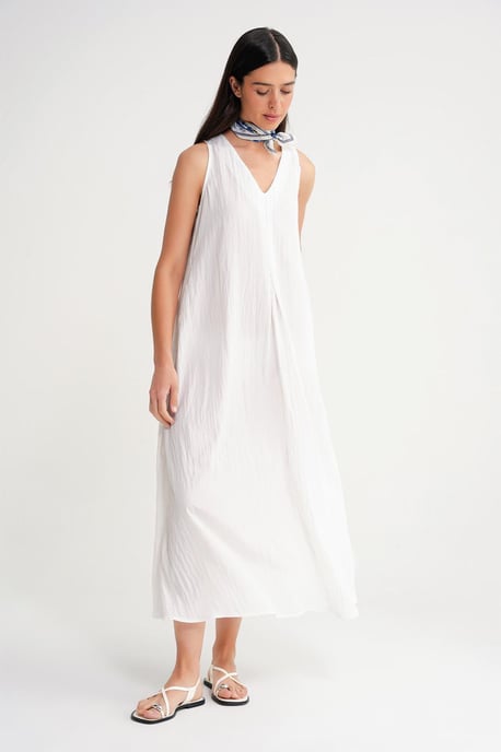 V-Ausschnitt Maxikleid - Image 3