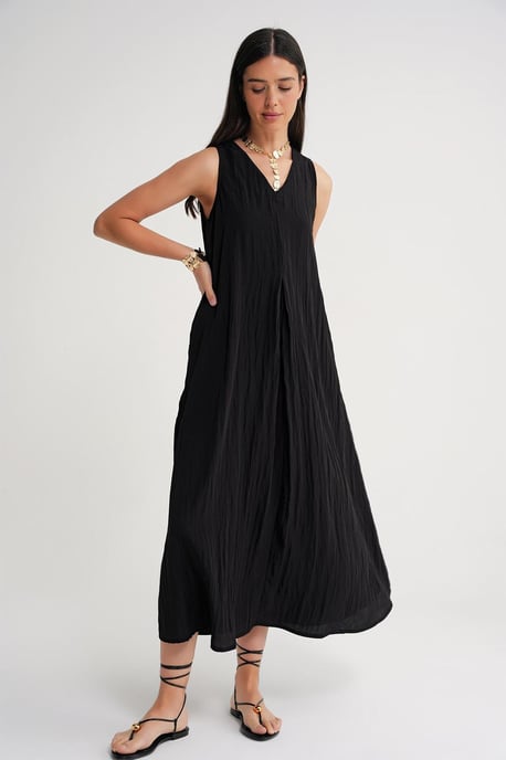 V-Ausschnitt Maxikleid - Image 2
