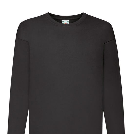 Fruit of the Loom - "Valueweight" T-Shirt für Kinder Langärmlig (Schwarz) - Image 2