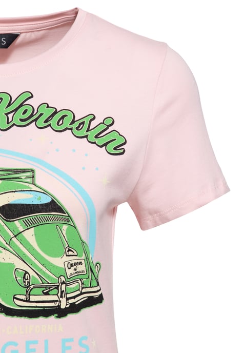 Queen Kerosin Damen T-Shirt Los Angeles - Image 3