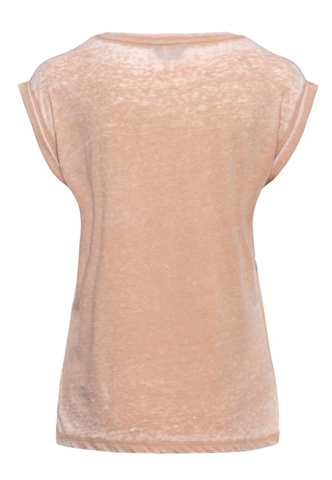 Queen Kerosin Damen Enzym Wash T-Shirt Heartbreak Garage - Image 2