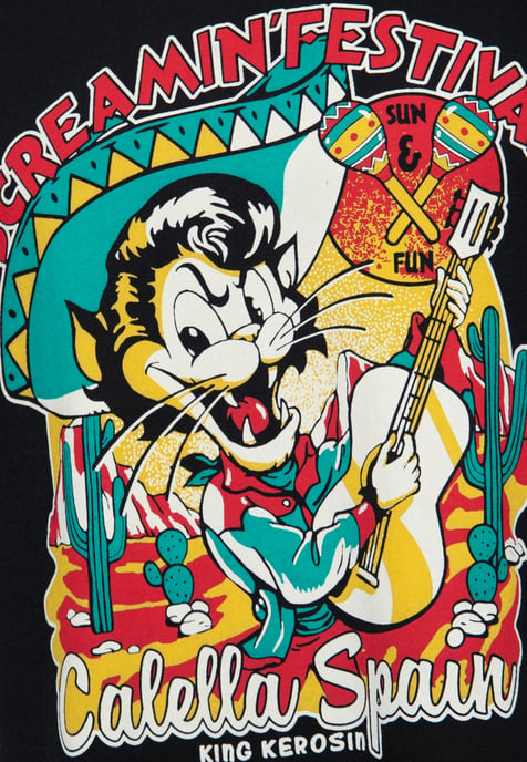 King Kerosin Herren T-Shirt Screamin' - 50s Rock & Rhythm Festival - Image 3