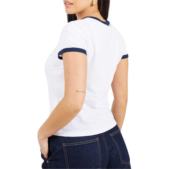 Brave Soul - T-Shirt für Herren/Damen Unisex, Ringer-Stil, Regulär (Weiß/Marine) - Image 3