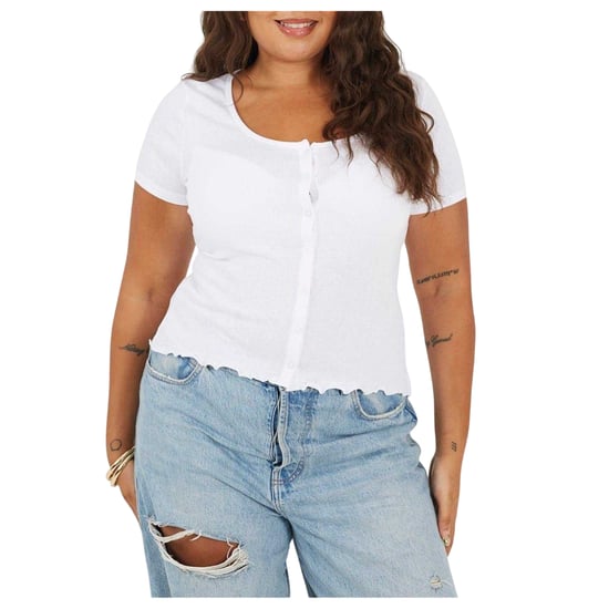 Brave Soul - T-Shirt für Damen, Plus (Weiß) - Image 1