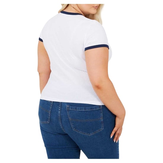 Brave Soul - T-Shirt für Damen, Plus (Weiß/Marine) - Image 3