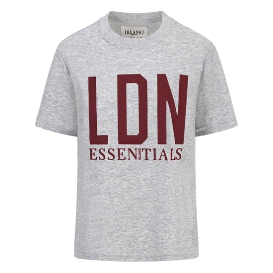 Blank Essentials - "London" T-Shirt für Damen, Übergroß (Grau meliert) - Image 2