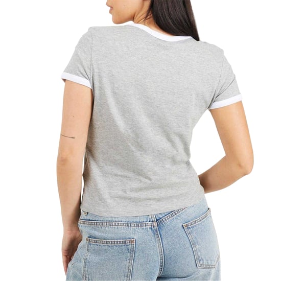 Brave Soul - T-Shirt für Herren/Damen Unisex, Ringer-Stil, Regulär (Grau/Weiß) - Image 3