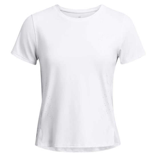 Under Armour - "Launch" T-Shirt für Damen, Rundhalsausschnitt, Regulär (Weiß/Reflektierend) - Image 1