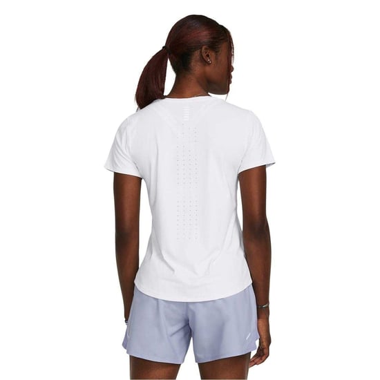 Under Armour - "Launch" T-Shirt für Damen, Rundhalsausschnitt, Regulär (Weiß/Reflektierend) - Image 2