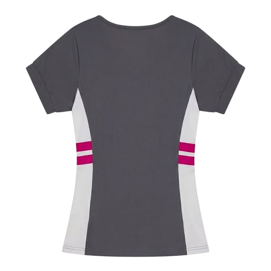Ellesse - "Lowery" T-Shirt für Damen, V-Ausschnitt (Dunkelgrau) - Image 2