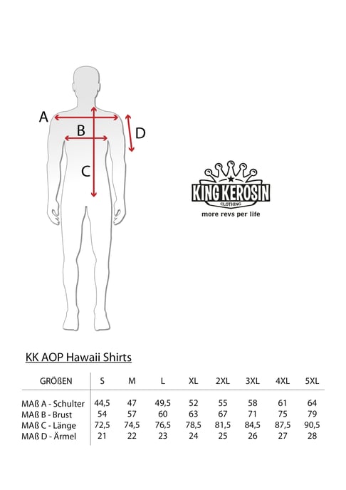 King Kerosin Herren Hawaiihemd - Image 5