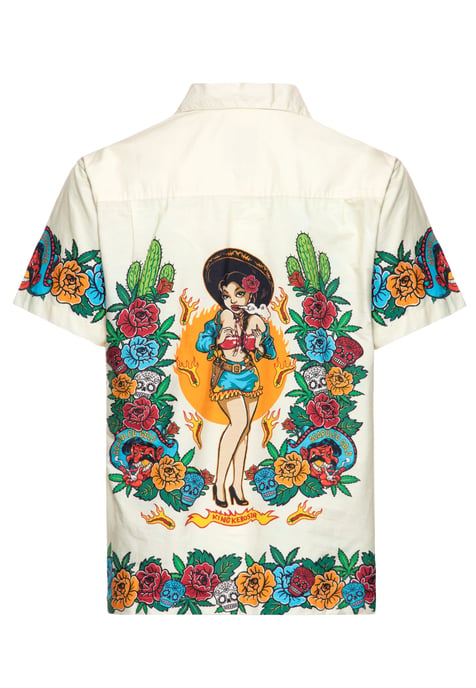 King Kerosin Herren Hawaii Hemd Acapulco Gold - Image 2