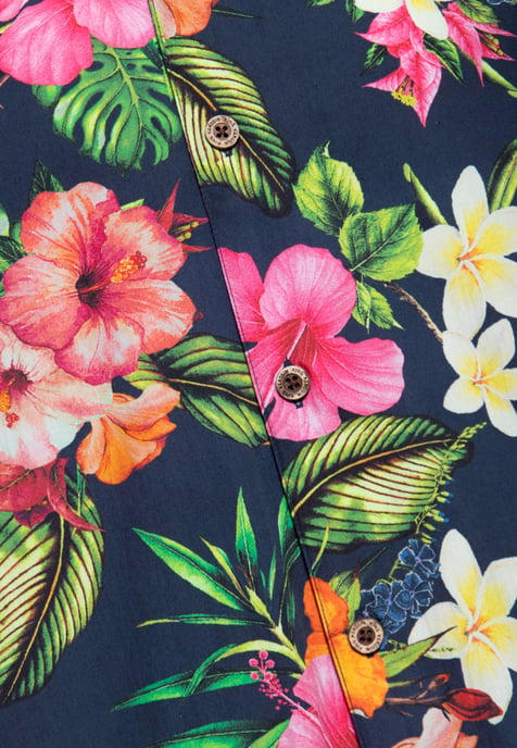 King Kerosin Herren Hawaii Hemd Tropical Flowers - Image 4