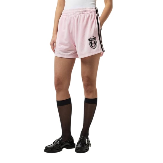 Hugo - "Nila B Game Day" Fußballshorts für Herren (Pastell-Rosa) - Image 1