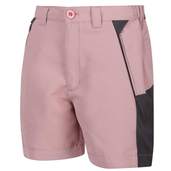 Regatta - "Sorcer" Shorts für Kinder (Dunkelrosa/Schiefergrau) - Image 3