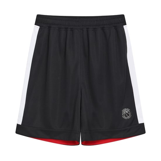 Everlast - Basketball-Shorts für Kinder (Schwarz/Rot) - Image 1