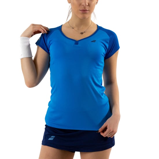 Babolat - T-Shirt für Damen, Kurze Ärmel (Blaue Aster) - Image 4
