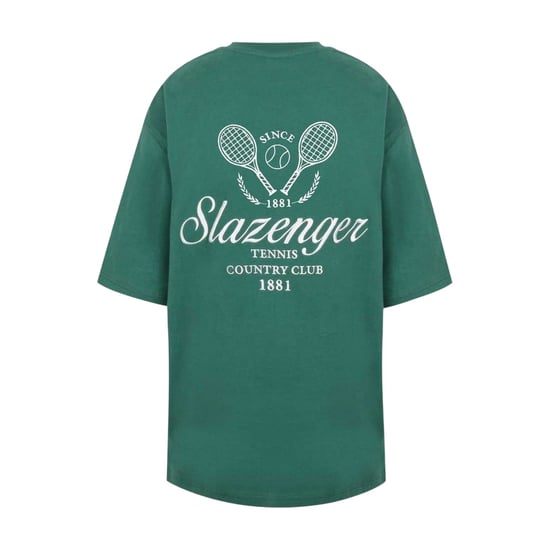Slazenger - T-Shirt für Damen, Tennis, Übergroß (Grün) - Image 2
