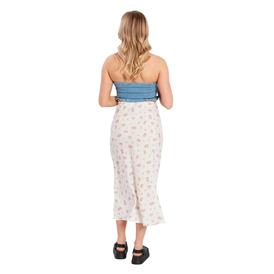 Influence - Oberteil für Damen, Bandeau, Denim (Blau) - Image 2