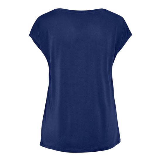 Pieces - "Pckamala" T-Shirt für Damen, V-Ausschnitt, Jerseyware (Blau) - Image 2