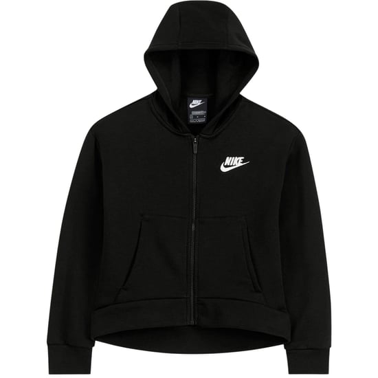 Nike - "Sportswear" Hoodie mit durchgehendem Reißverschluss für Mädchen (Schwarz/Weiß) - Image 2