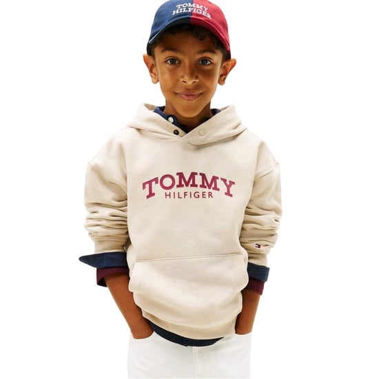 Tommy Hilfiger - Kapuze mit Kordelzug für Kinder, mit Kapuze (Sand) - Image 1