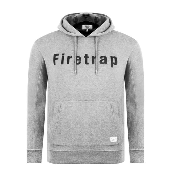 Firetrap - Kapuzenpullover für Herren, Fleece (Grau meliert) - Image 2