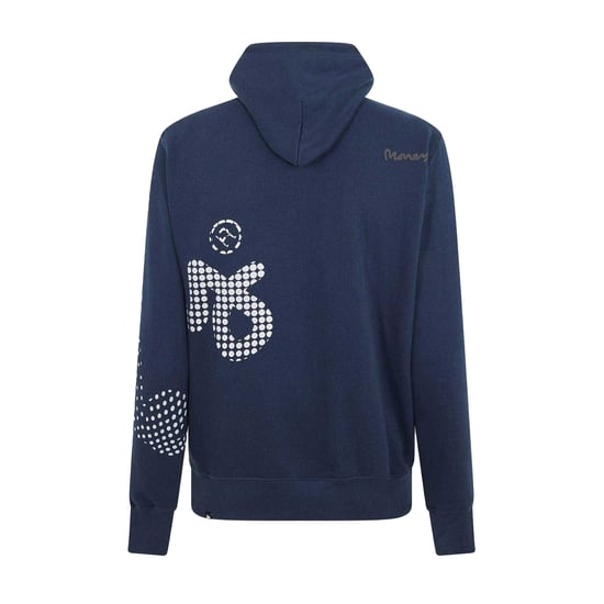 Money - Kapuzenpullover für Herren, Reflektierende Details, Regulär (Marine) - Image 2
