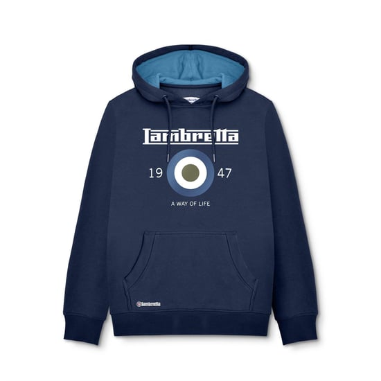 Lambretta - Kapuzenpullover für Herren/Damen Unisex (Marine) - Image 1