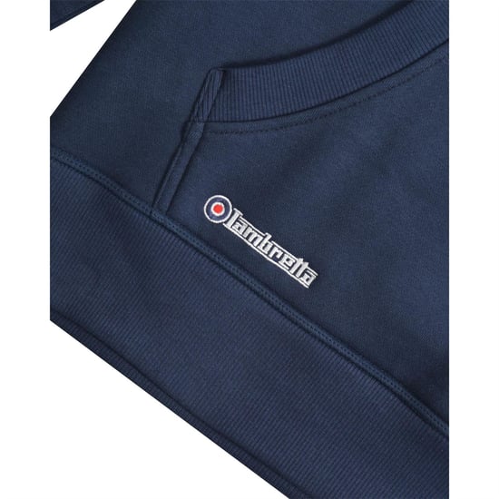 Lambretta - Kapuzenpullover für Herren/Damen Unisex (Marine) - Image 4