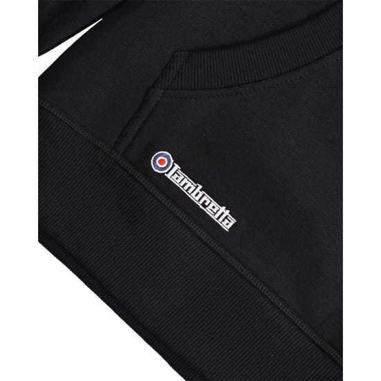 Lambretta - Kapuzenpullover für Herren/Damen Unisex (Schwarz) - Image 4
