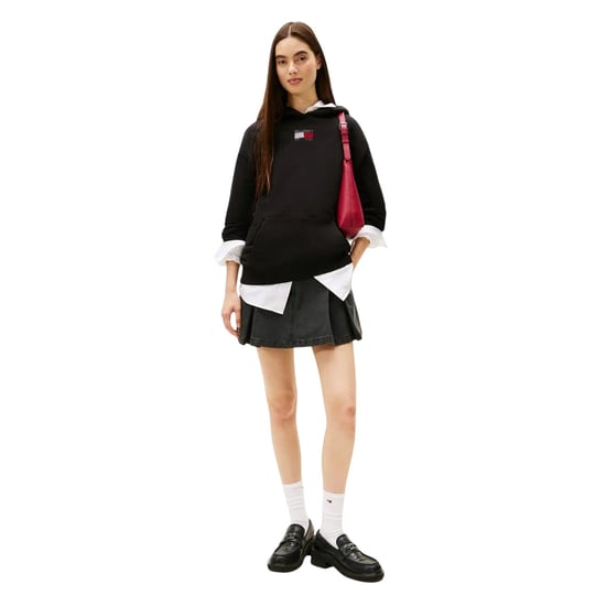 Tommy Jeans - Kapuzenpullover für Damen, Baumwolle, Regulär (Schwarz) - Image 1