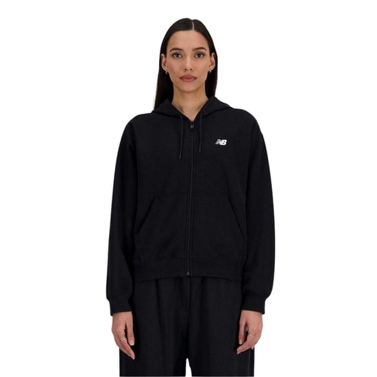New Balance - Hoodie mit durchgehendem Reißverschluss für Damen (Schwarz) - Image 1