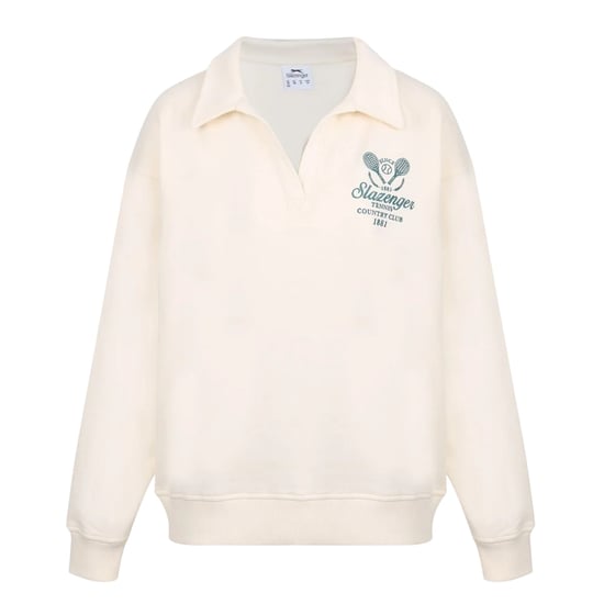 Slazenger - "Country Club" Sweatshirt für Damen, Tennis, leger (Weiß) - Image 1