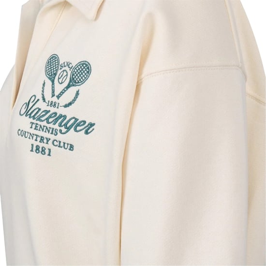 Slazenger - "Country Club" Sweatshirt für Damen, Tennis, leger (Weiß) - Image 3