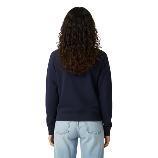 Jack Wills - "Hunston" Sweatshirt für Damen, Rundhalsausschnitt (Marine) - Image 3