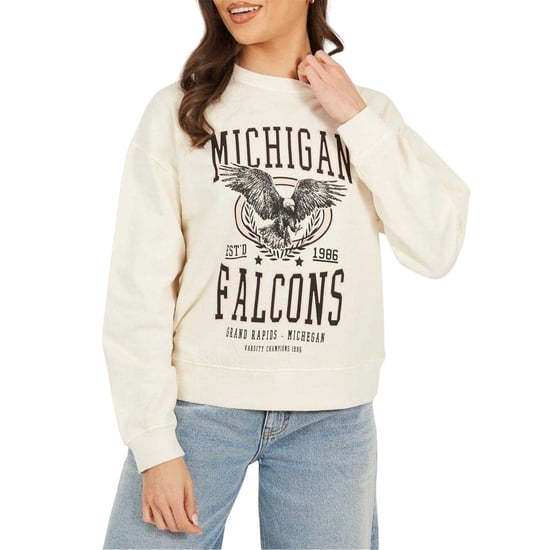 Brave Soul - "Wild & Free" Sweatshirt für Damen (Beige) - Image 1