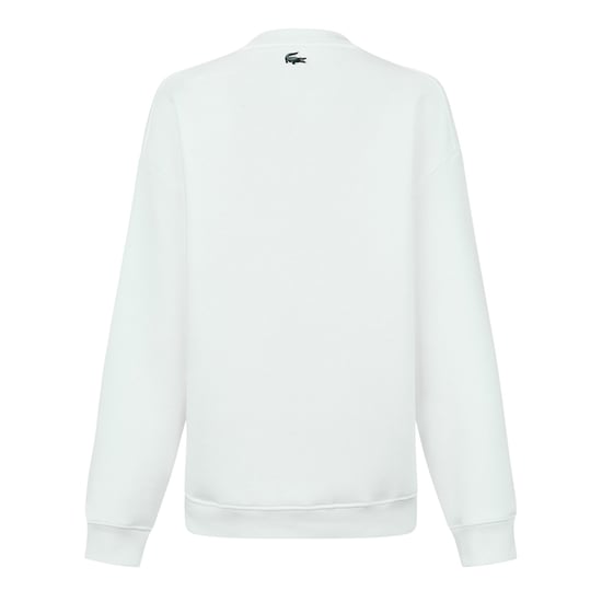 Lacoste - Sweatshirt für Damen, Rundhalsausschnitt, Regulär, Langärmlig (Weiß) - Image 2