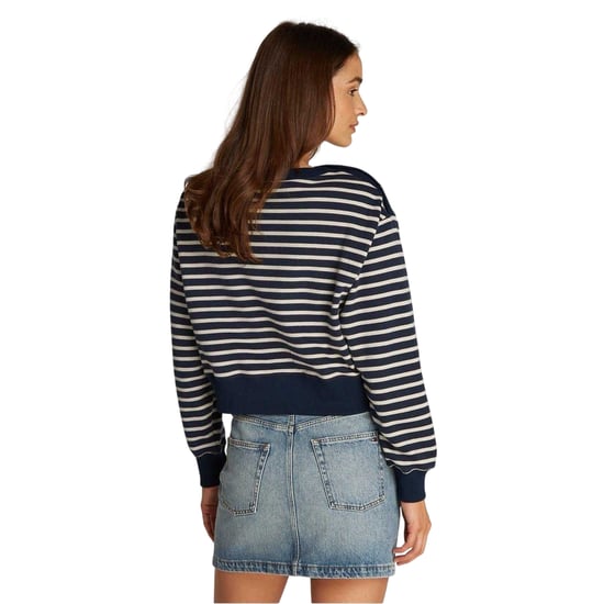 Tommy Hilfiger - Sweatshirt für Damen, U-Boot-Ausschnitt , Regulär (Schwarz/Weiß) - Image 2