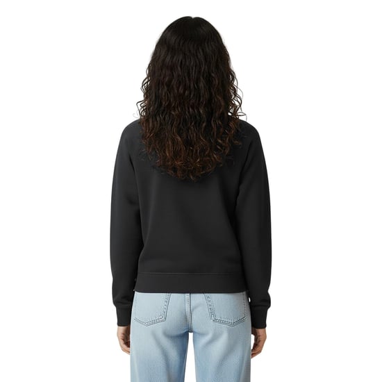 Jack Wills - "Hunston" Sweatshirt für Damen, Rundhalsausschnitt (Schwarz) - Image 4