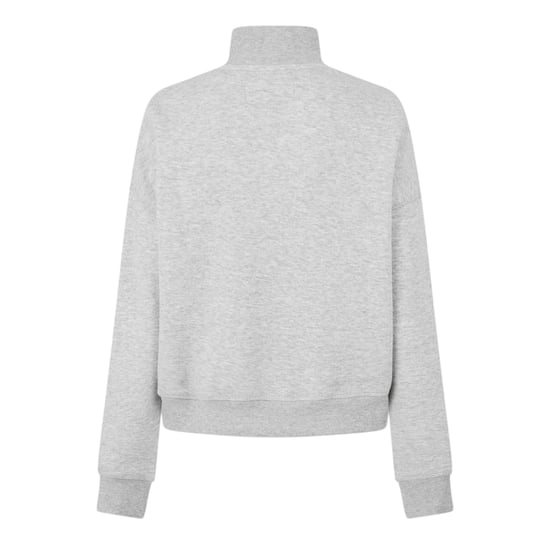 Jack Wills - "Honeylane" Sweatshirt für Damen, mit halbem Reißverschluss (Grau meliert) - Image 3